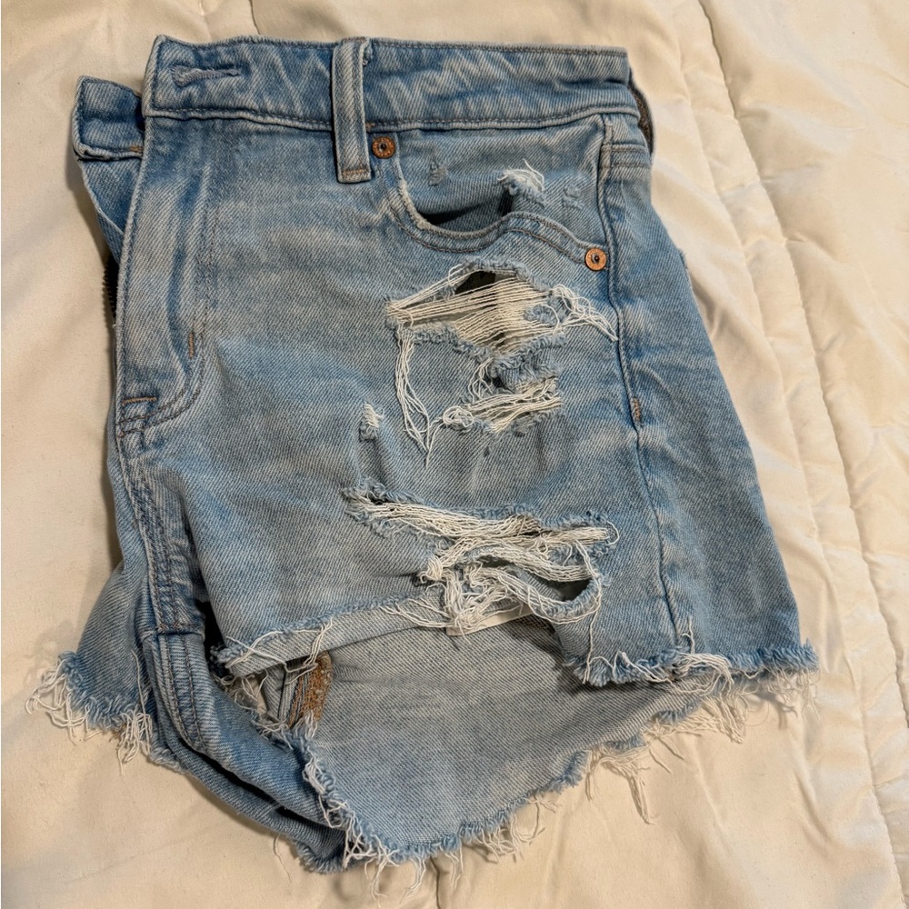 American Eagle Outfitters Light Blue Denim Shorts